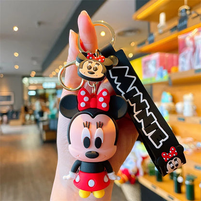 New Kawaii Anime Disney Keychain Toy Story Personalized Variety of Cartoon Doll Keyring Key Chain Car Pendant Kids Toys Gifts