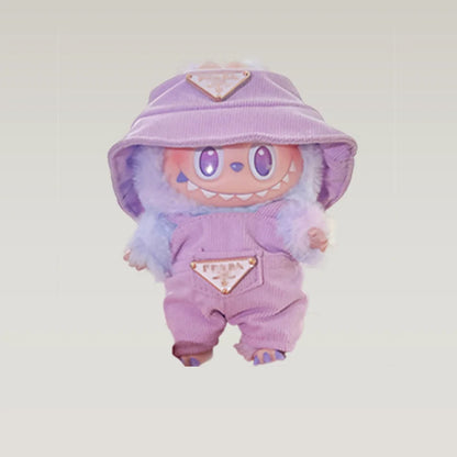 17cm ミニぬいぐるみ服 韓国Kpop Exo Labubu I II アイドルドール用 パーティー用座りパンツ 衣装アクセサリー ギフト