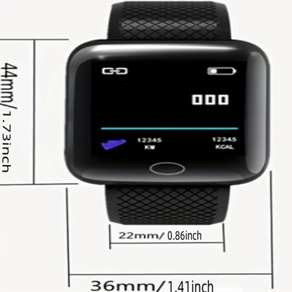 スマートウォッチ メンズ レディース 腕時計 スマートウォッチ メッセージ フィットネスモニター ブレスレット 誕生日プレゼント 電子時計 Android IOS対応