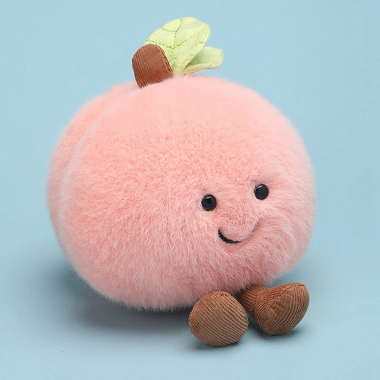 漫画の人気商品フルーツぬいぐるみ枕 リンゴ 洋ナシ 桃 チェリー 天気 太陽 月 星 ぬいぐるみ おもちゃ ホームデコレーション 子供へのギフト