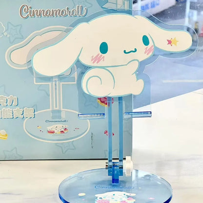 かわいいMy Melody Kuromiスマホスタンド 調節可能なデスクトップホルダー iPhone iPad タブレット用 寝室 観賞用 ホームオフィス Kawaii アニメ