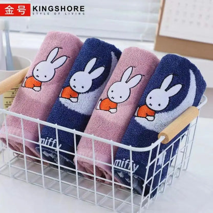 Miffy Golden Number genuine new daily Necessities Soft and absorbent children pure cotton towel all cotton soft