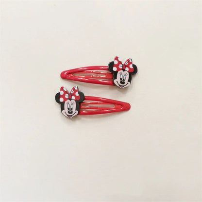 Disney Anime Minnie Mouse Hairrope Hairpin Kawaii Minnie Hair Accessories Cartoon Girl Hairpin Baby Gifts