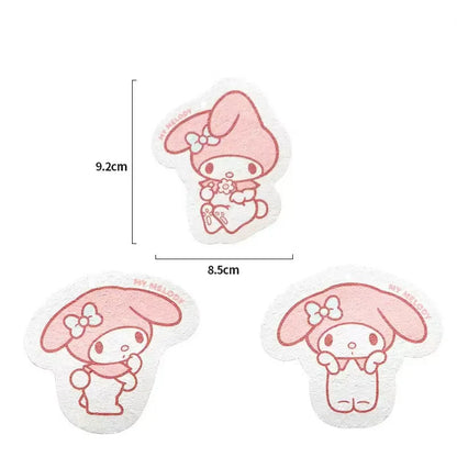 Sanrio Sponge Dishwashing Cleaning Japanese Cartoon Hello Kitty Dish and Chopstick Cleaning Sponge Blocks Kitchen Supplies