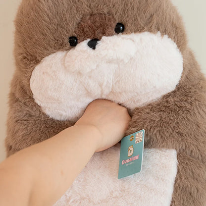 高品質 本物 かわいい 漫画 海の生き物 カワウソ ぬいぐるみ 枕 ヘッドセット ブルーシール カワウソ ぬいぐるみ 誕生日プレゼント