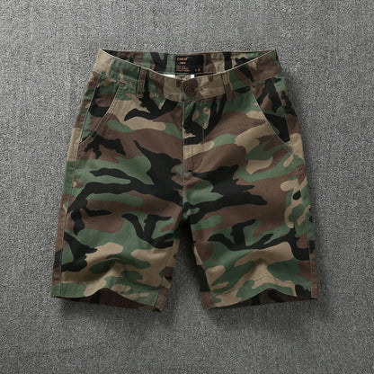 2025 Summer Men's Thin Loose Casual Work Short Pants Simple Wearable Camouflage Wear-resistant Tooling Sports Shorts For Man