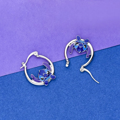 Disney Cartoon Creative Ear Ring Stitch Anime Figure Earrings Gift Set for Best Friends Earring Accessories Jewelry Gifts