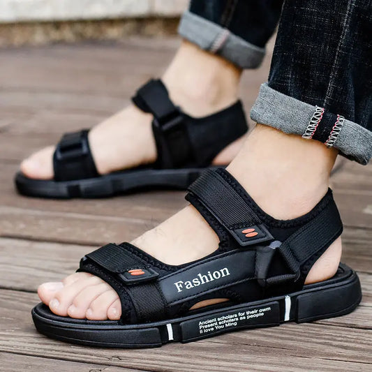 Men Sandals Summer Leisure Holiday Sandals Men Shoes New Comfortable Outdoor Sneakers Male Retro Casual Beach Sandals