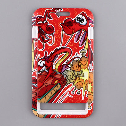 Mushu Lanyard Card Holder Neck Strap for key ID Card Cell Phone Straps Badge Holder DIY Hanging Rope Cosplay Accessories Dragon