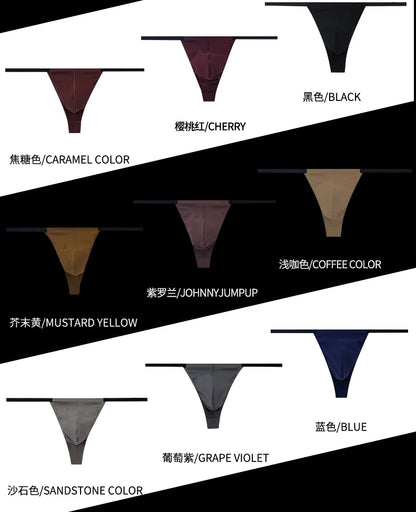 マルチサイズ快適な高伸縮性スポーツTバックメンズTパンツメンズセクシーTバックメンズブリーフ下着リブパンツセクシーなT字型