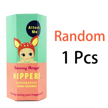 Cberrry blossom series Sonny Angel & Mofusand Blind Box Hippers Mini Figure Shark Cat Action Toy For Fan Children Christmas Gift