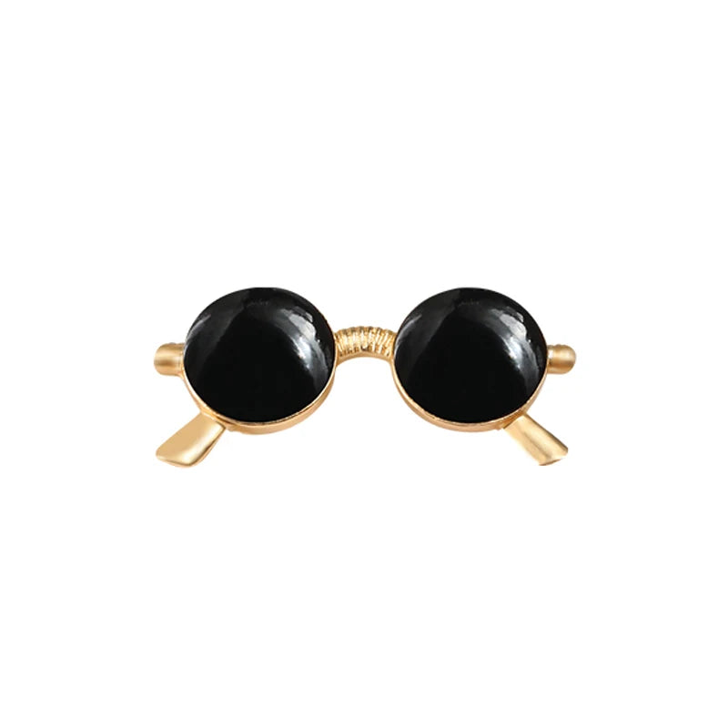 Summer Beach Sunglasses Brooch Fashion Personality Enamel Pins for Vacation Girl Women Backpack Hat Lapel Pin Jewelry Decoration