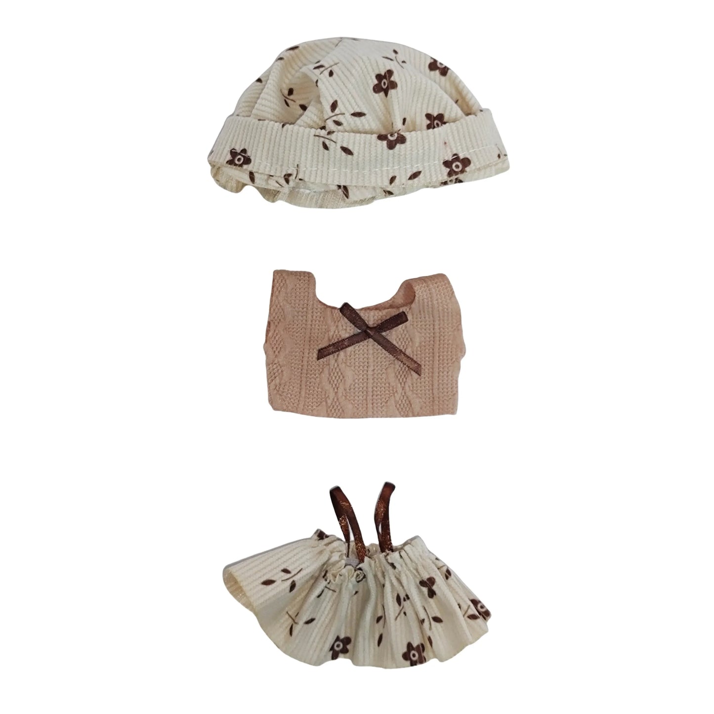 Labubu 1st & 2nd Gen Outfit - 17cm Sitting Vinyl Figure Clothes | Casual Style | Pop Mart Collectible
