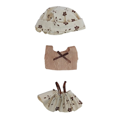 Labubu 1st & 2nd Gen Outfit - 17cm Sitting Vinyl Figure Clothes | Casual Style | Pop Mart Collectible
