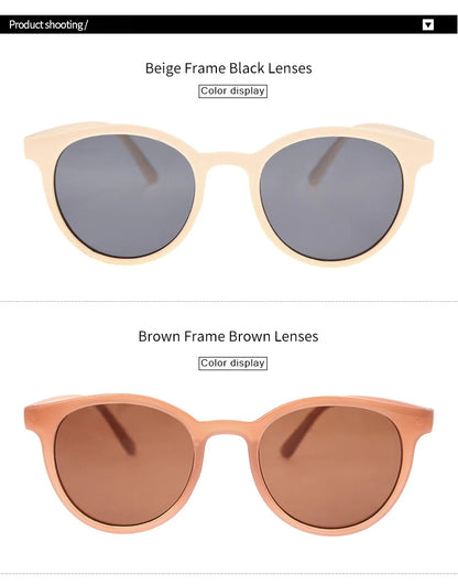 2022 Sunglasses for Women Men Retro Round Full Frame Sun Glasses Female Brand Design Fashion Oversized Shades Eyewear UV400