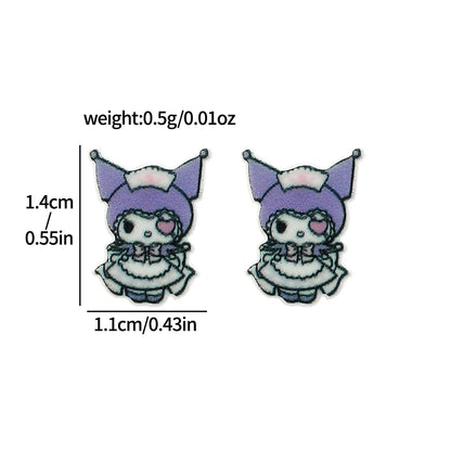 Sanrio Kuromi My Melody Earrings Cute Sweet Exquisite Earrings Campus Girls Jewelry Accessories Gifts
