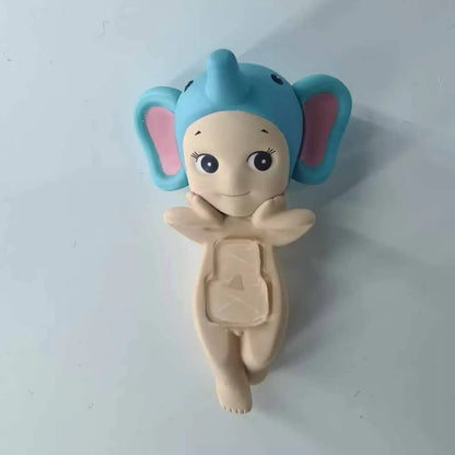 ホットな高品質ソニーエンジェルヒッパーミニフィギュア動物シリーズブラインドボックスPVCおもちゃファンデスクトップ電話車の装飾人形ギフト