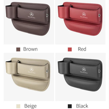 For Mercedes-Benz A B C E S V R-Class A45 C43 CLA GLA GLB GLC SLK SL Car Seat Gap Multifunction Storage Box Seat Gap Cup Holder