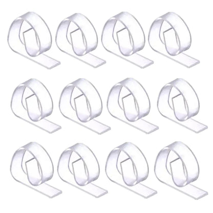 12PCS Plastic Tablecloth Tables Useful Clips Holder Cloth Clamps Party Picnic Wedding Prom Multi-function Tablecloth Clip
