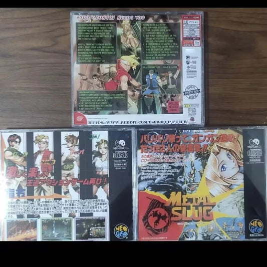 ドリームキャスト メタルスラッグシリーズ コピーゲームディスク レプリカ アンロック DC ゲームコンソール レトロビデオゲーム ダイレクトリーディングゲーム