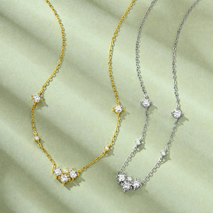 RAPRGOLD GRA認定 フルラウンド モアサナイト ダイヤモンド ペンダント ネックレス レディース S925スターリングシルバー ファインジュエリー ギフト コラレス
