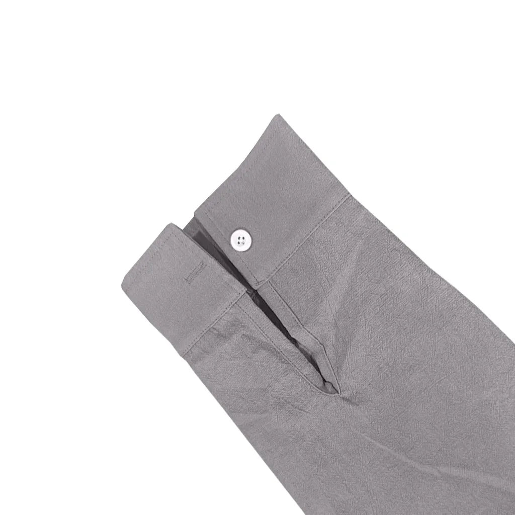 2025 New Spring and Summer Men's Suit Linen Casual Loose Breathable Long Sleeves Shirt Trousers 2Set of Beach Vacation Essential