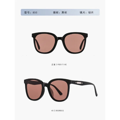 New sunglasses for women with a high-end feel, big face and slimming effect. Sunscreen, UV protection, polarized driving glasses