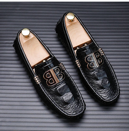 Loafers Men Men's Moccasins Slip-ons Casual Leather Luxury Shoes Designer Fashion Mocassin Homme Mocasines Hombre Autumn Loafer