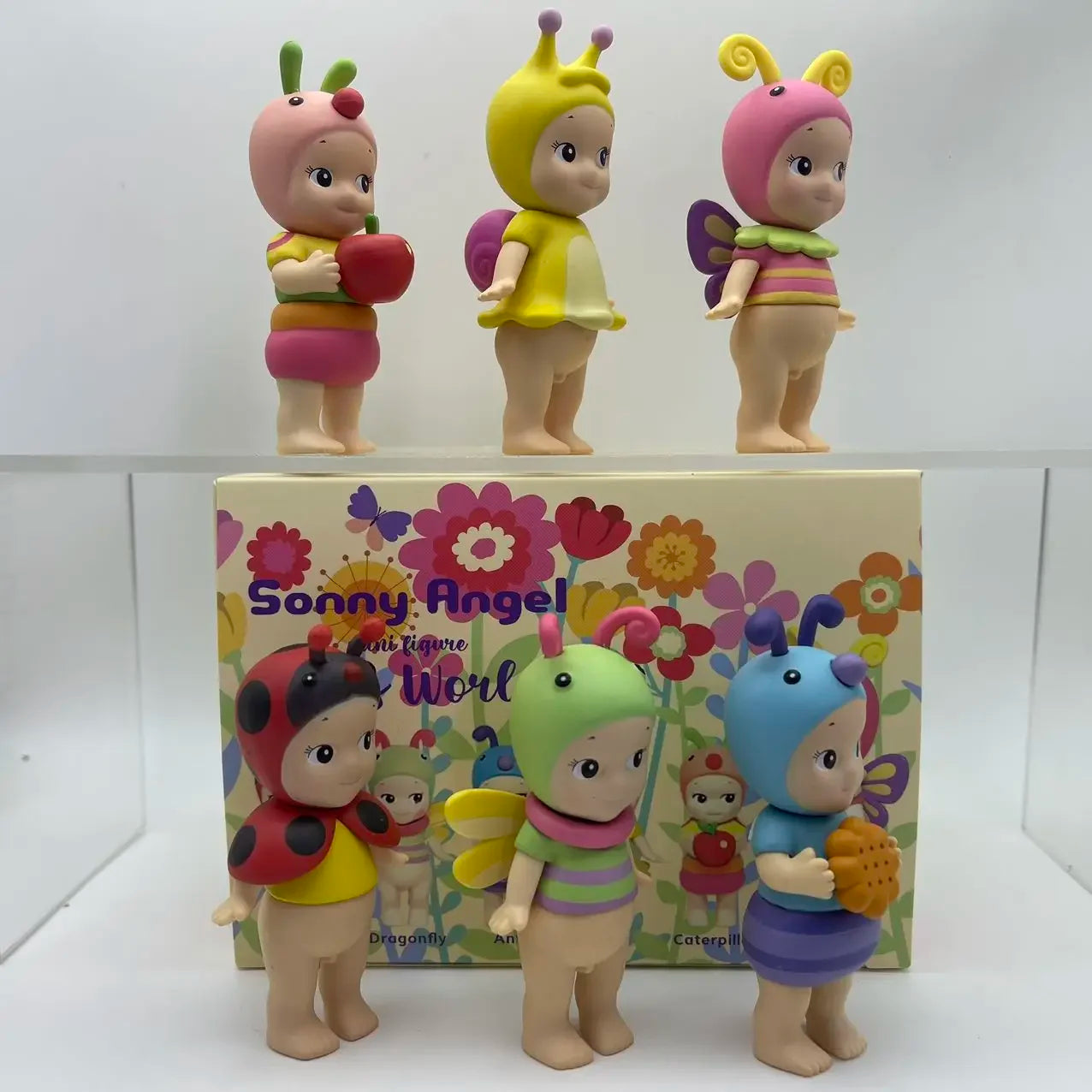ソニーエンジェル ブラインドボックス ミニフィギュア バグズワールド限定シリーズ アニメフィギュア かわいい人形 子供用 クリスマス 誕生日 ギフト 6個