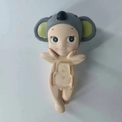 ホットな高品質ソニーエンジェルヒッパーミニフィギュア動物シリーズブラインドボックスPVCおもちゃファンデスクトップ電話車の装飾人形ギフト