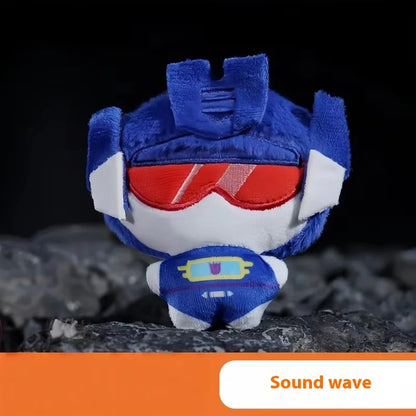 Mini Transformation Shockwave PLush Pendant Box Toy Model Birthday Fans Collectible Decoration Surprise Boys Cool Peluche Gifts