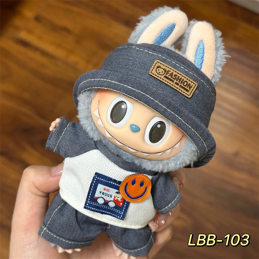 V1 V2 V3 NEW ミニドール服セット アクセサリー 韓国Kpop Exo 17cm Labubu アイドル クール ハンサム 衣装 ギフト