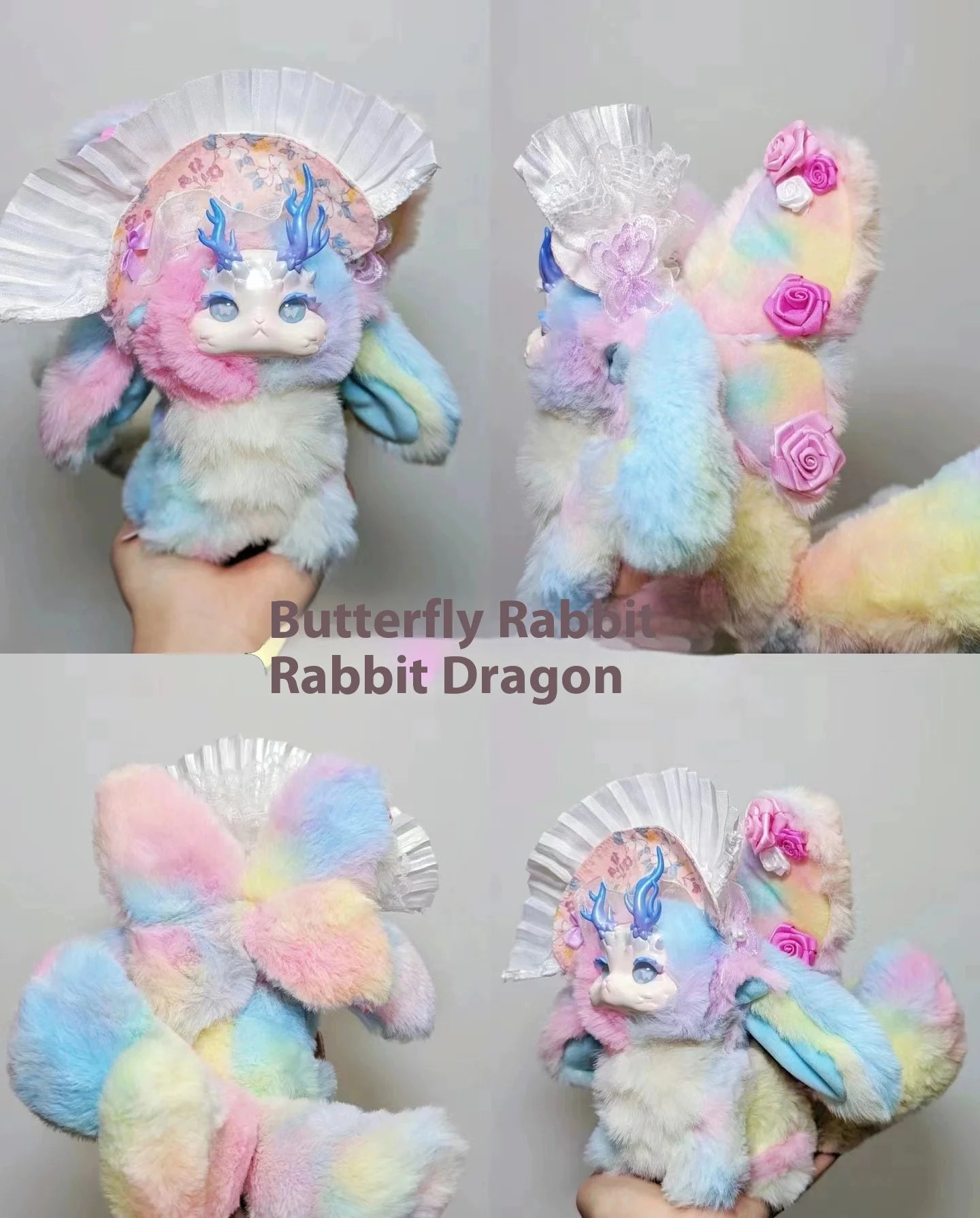 Tutulong Blind Box Fantasy Forest Tea Party Series Mysterious Box Cute Rabbit Dragon Surprise Box Plush Doll Toy Figure Kid Gift