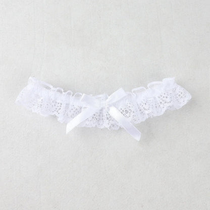 Women Sexy Bow Lace Choker Necklaces Torques Collar Floral Bowknot Wedding Party Cosplay Lolita Fashion Girls Elastic Neck Ring