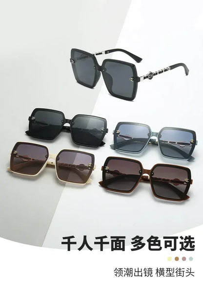 Polarized Sunglasses for Women, Fashionable Square Sunglasses, Driver's Goggles, Face Enhancing Small Glasses