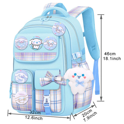 Cute My Melody Kuromi Cinnamoroll Boys Girls Kids Student Back To School Book Bags, Teenagers Mochila, Laptop Travel Backpack