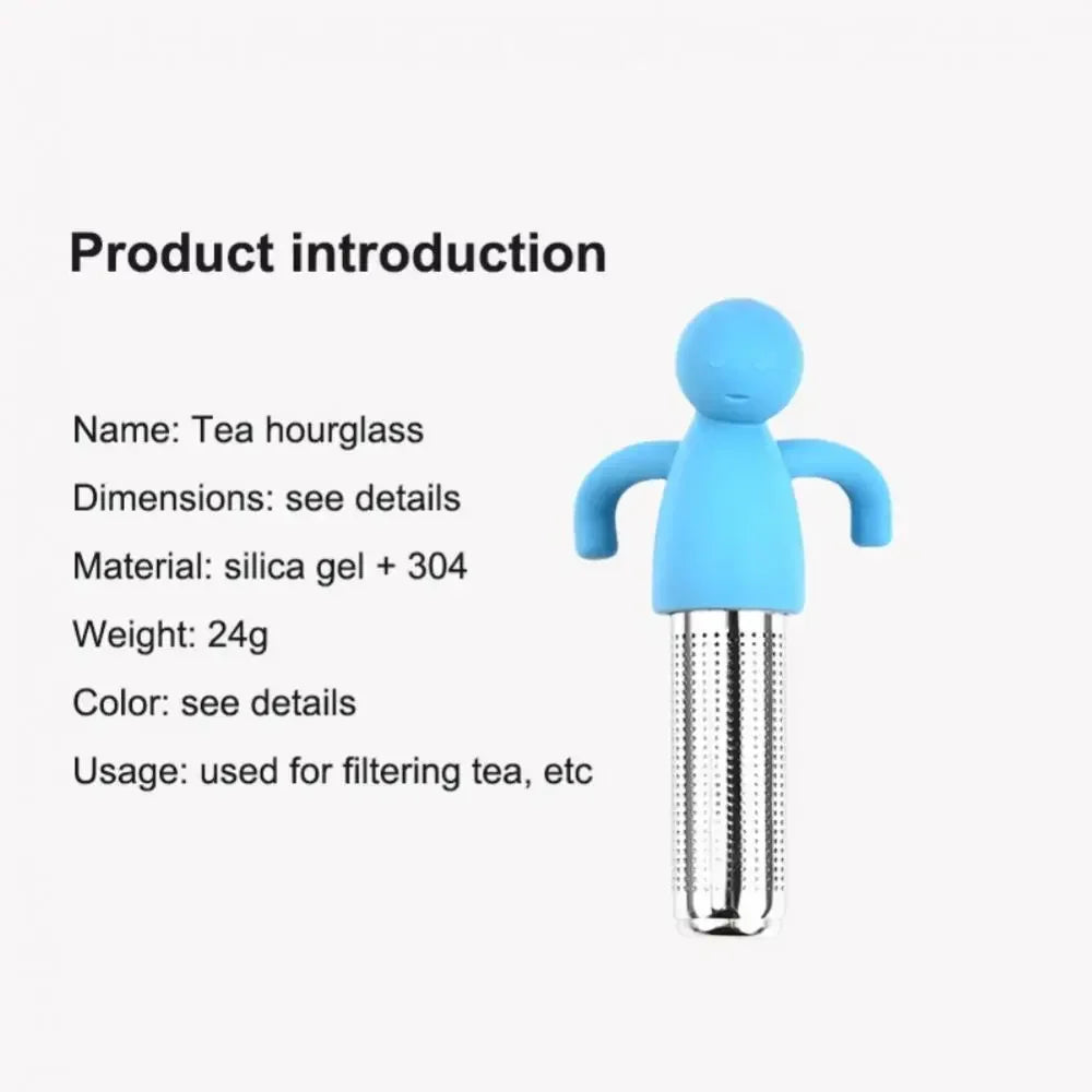 Stainless Steel Tea Infuser Kitchen Accessory Household Use Reusable Metal Makeup Brushes  Massage Kitchen Dining Bar Garden