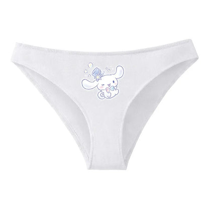 Hello Kitty Pure Cotton Triangle Pants Child Kawaii Pattern Underpants Kuromi Black White Daily Clothes Shorts Birthday Gift