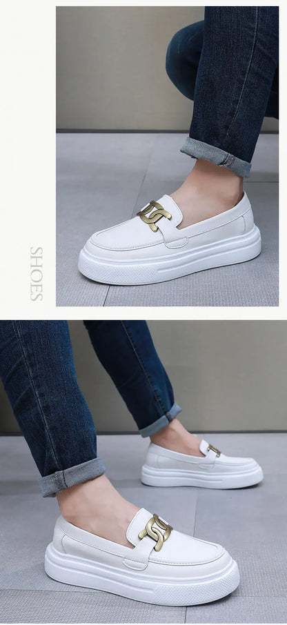 Black Loafers Shoes For Men Luxury Slip-on Shoes Men Unisex Breathable Casual Leather Shoes Man Driving Shoes Zapatos Hombre