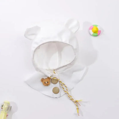 17cm Labubu v1/v2/v3用 夏のドール服 うさぎ耳レインコート Labubu衣装 DIY Labubu服 ギフト