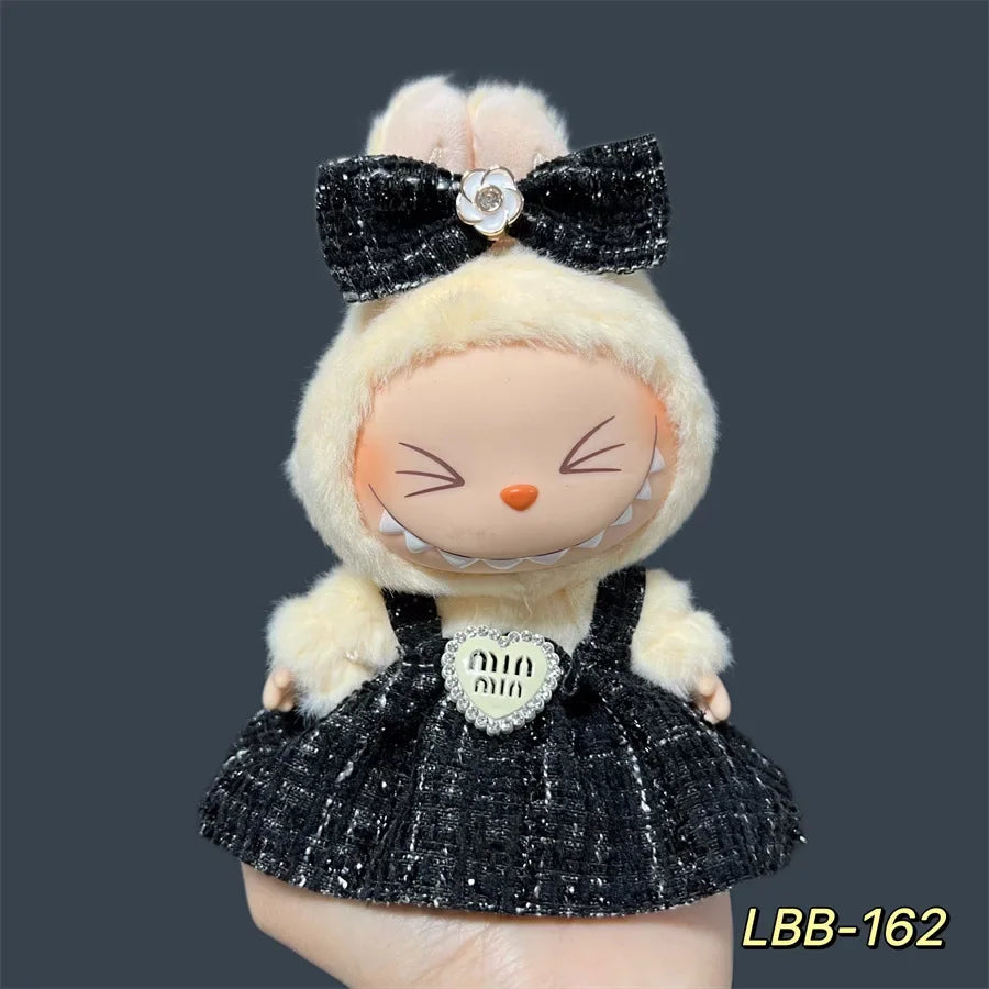 17cm Labubu ぬいぐるみスカート - DIY服アクセサリーにぴったりのかわいいスカートセット ギフト 173個販売済み