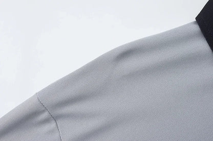 ストライプ柄ポロシャツ メンズ プラスサイズ 1XL-7XL 110-175kg 半袖ポロTシャツ ゆったりポロシャツ オーバーサイズトップス 大きいサイズ メンズ服