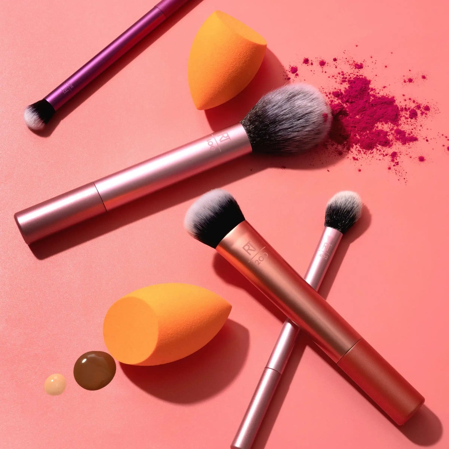 Makeup Brushes Tool Set Cosmetic Powder Eye Shadow Foundation Blush Blending Beauty Make Up Real Techniques Brush