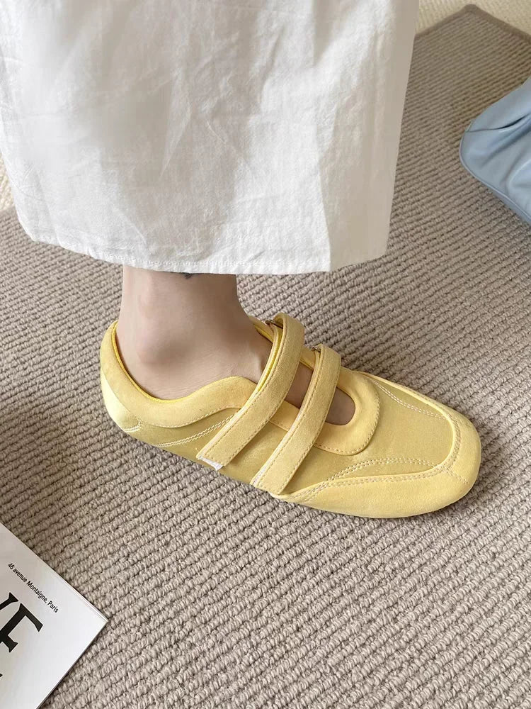 Flats Women's Sports Shoes Fashion Sneakers Casual Shallow Loafers Shoes 2025 Summer Walking Ballet Trend Zapatillas De Mujer