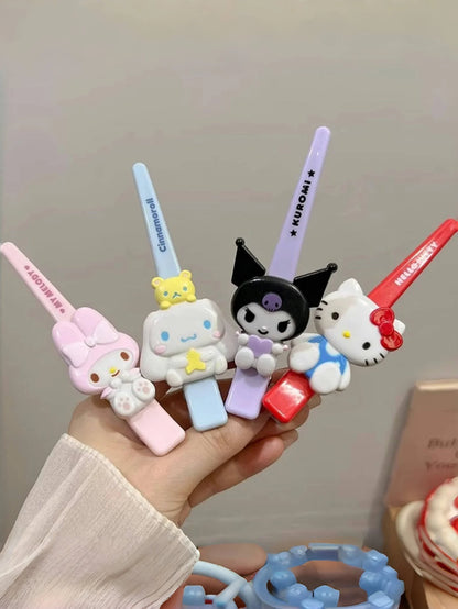 1/2個 ハロー ヘアピン Kitty My Melody Kuromi Cinnamoroll ワードクリップ ヘアアクセサリー ギフト