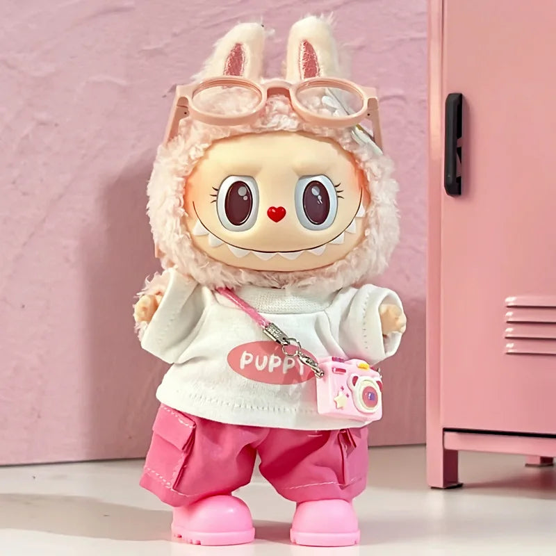 【No doll】17cmラブブ用かわいいデコレーション小さな服 v1/v2/v3 ベビー服 クールセーター ラブブアクセサリーとして着せられるドール用