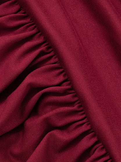 Mozision Off-shoulder Strapless Pleated Sexy Maxi Dress Women Fashion Backless Sleeveless High Waist Ruched Long Dress Elegant