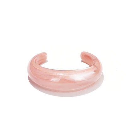 Vintage Bohemian Resin Cuff Charms Bracelets Bangles For Women Fashion Jewelry Acrylic Wide Open Wrist Geometric Bangle Pulseras