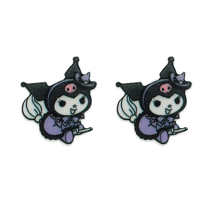 Sanrio Kuromi My Melody Earrings Cute Sweet Exquisite Earrings Campus Girls Jewelry Accessories Gifts