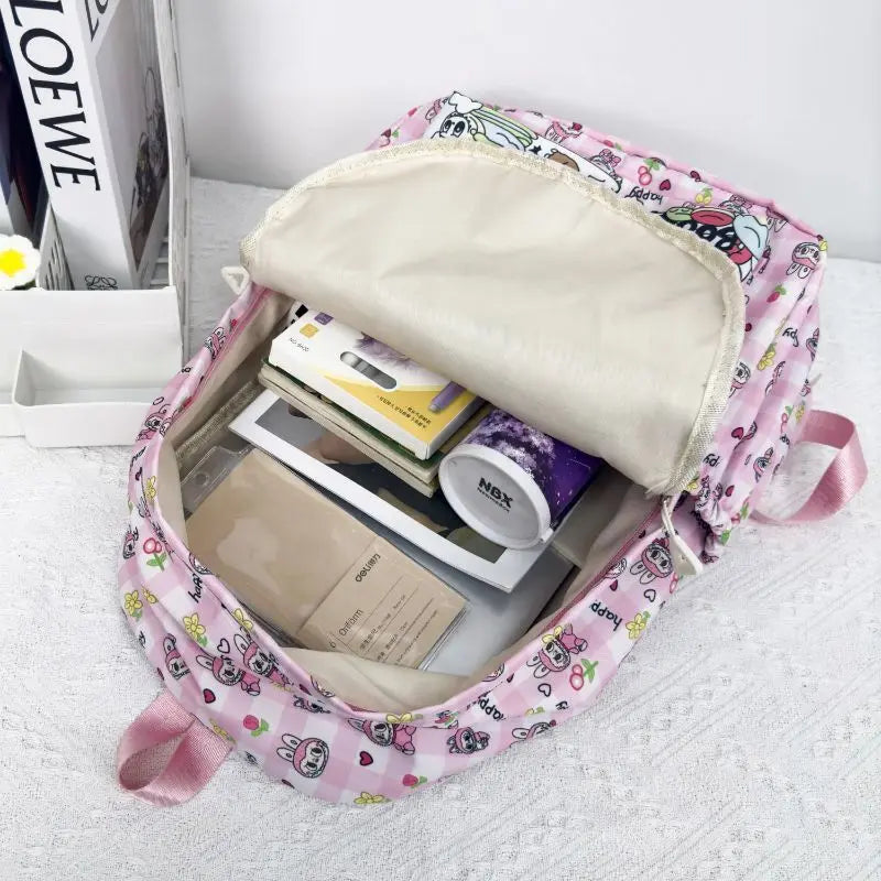 New Cartoon Kids Backpack Large Capacity Cute School Bag for Kindergarten Children